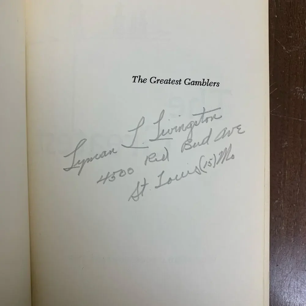The‎ Greatest Gamblers American Oil Exploration 1959 Ruth Sheldon Knowles Signed